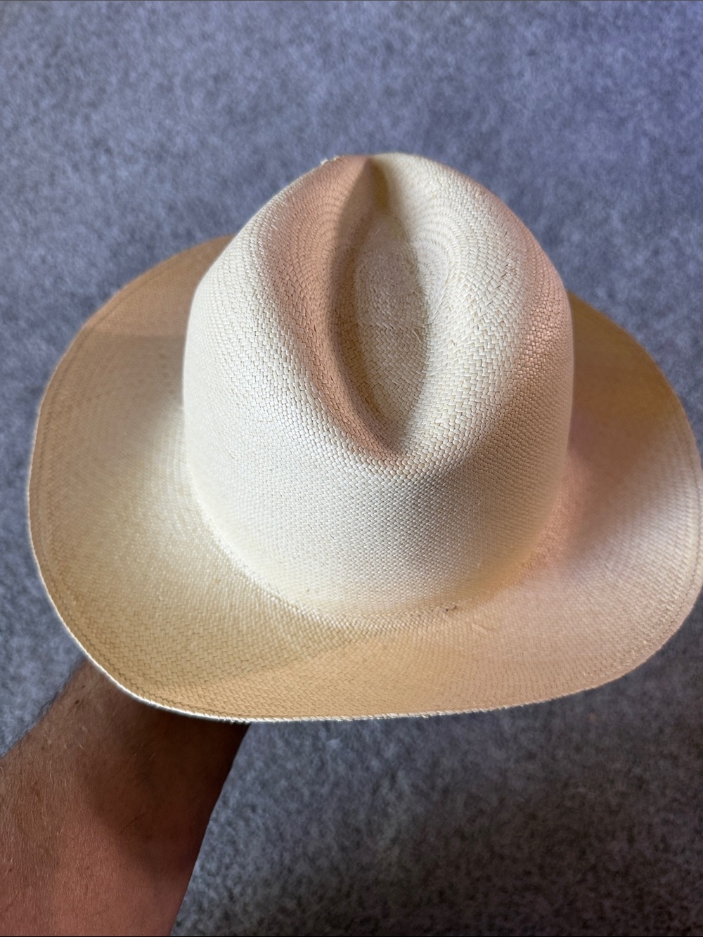 Montecristi 60-Hand Woven in Ecuador-Panama Hat-Cream - Picture 2 of 15
